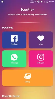 DownPro+Social Media Video Downloader android App screenshot 5